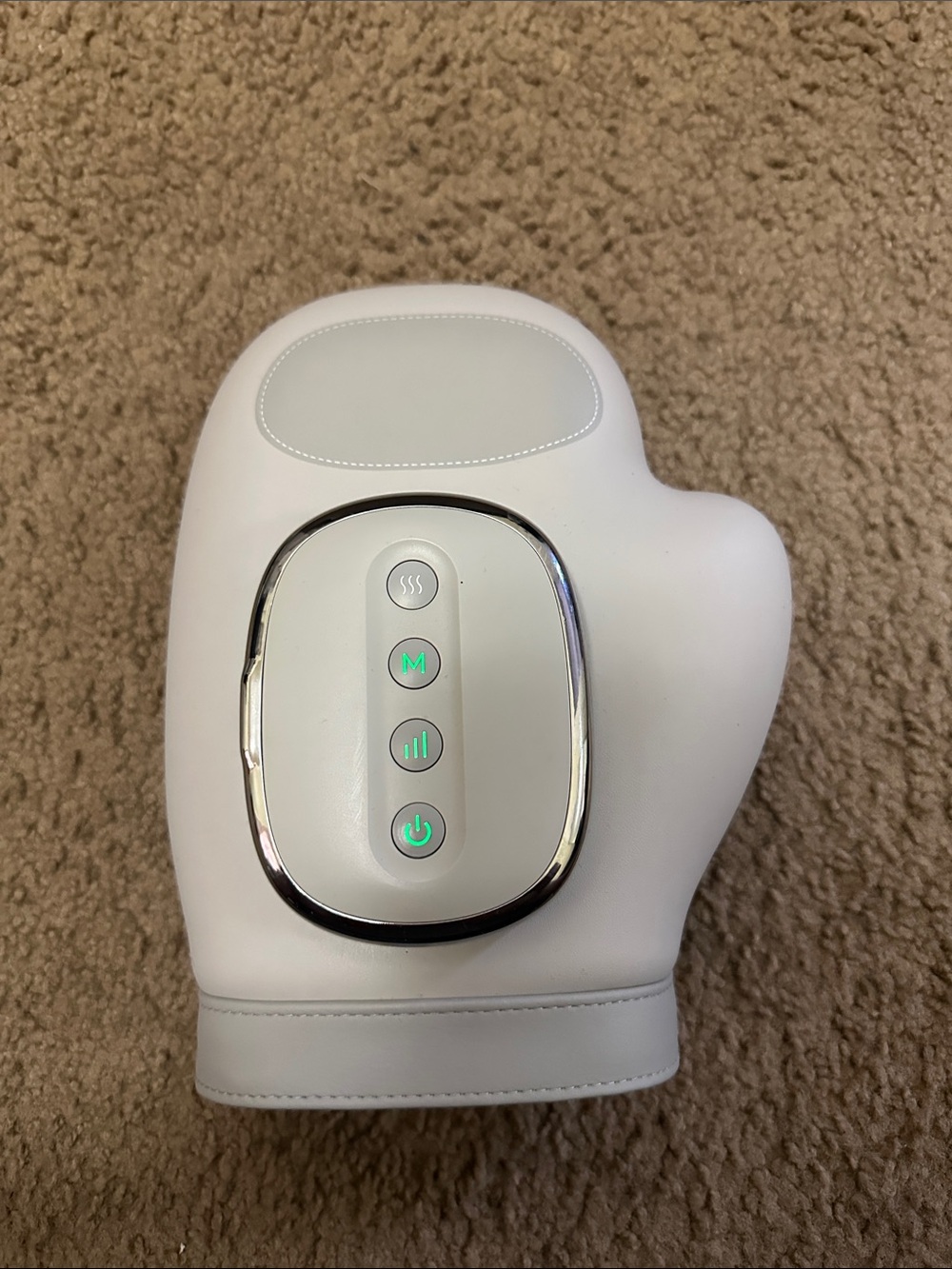 Gray Electronic Hand Massager with Control Panel
